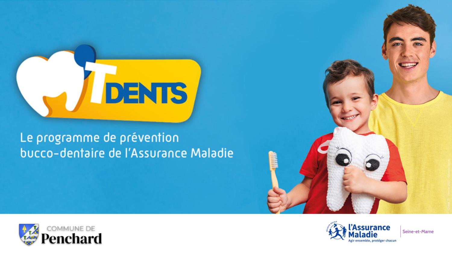 M'T DENTS : Des rendez-vous offerts chez le dentiste, tous les 3 ans, de 3 à 24 ans