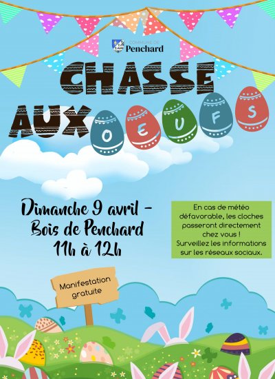 Chasse aux œufs de Pâques à Penchard