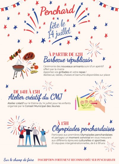 Penchard fête le 14 juillet
