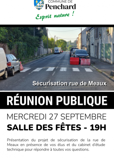 Réunion publique sécurisation rue de Meaux