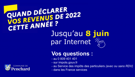 Déclaration revenus 2022