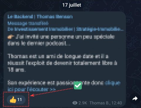 Réaction par Emoji